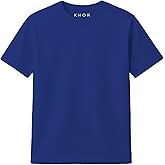 KHOR Womens T-Shirts -Premium 100% Cotton Crew Neck Tee,Classic Tee -Short Sleeve, Ultra-Soft, Breathable, Everyday Essential