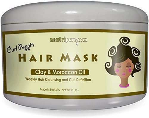 Neutripure Hair Mask, Clay and Moroccan Oil, Cleansing/Curl Definition by Neutripure