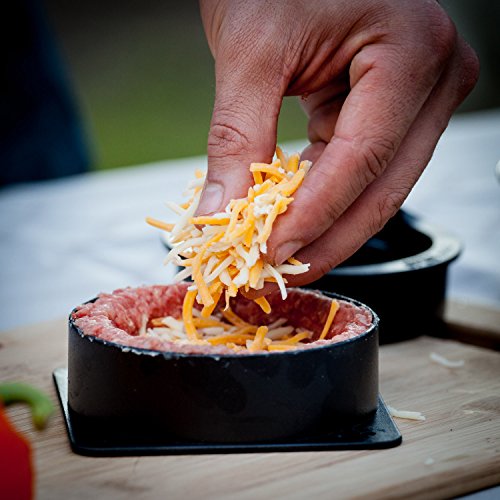 Grillaholics Stuffed Burger Press and Recipe eBook - Extended Warranty - Burger Stuffer & Hamburger Patty Maker - The Perfect Grilling Gift & Stocking Stuffer - Image 4