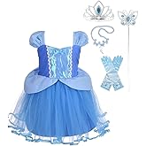 Dressy Daisy Princess Costumes Toddler Birthday Halloween Party Dress Up for Baby Toddler Girls 3 Months to 6 Years