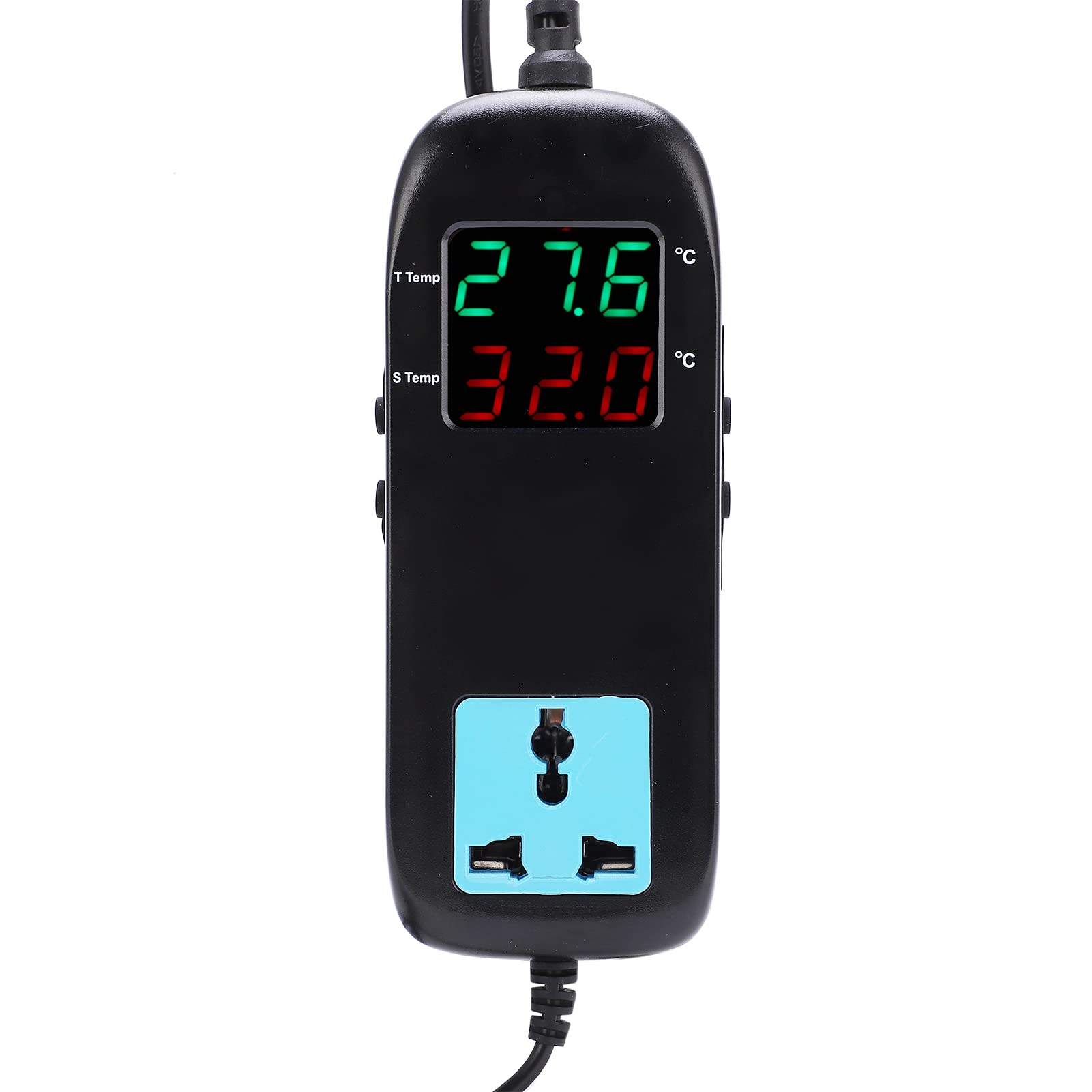 Digital Temperature Controller Smart Electronic Thermostat Switch for Greenhouse - Temperature Control System with Adjustable Thermostat for Climate Regulation