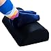 Under Desk Foot Rest - Ergonomic Non-Slip Black Mesh Material with Memory Pillow Cushion, Use with Your Office Chair to Relieve Knee, Leg, Foot Pain, Footrest for Home and Travel by Pure Journi