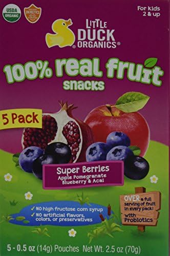 Little Duck Organics Gummies Pomp Blueberry Acai, 2.5 oz