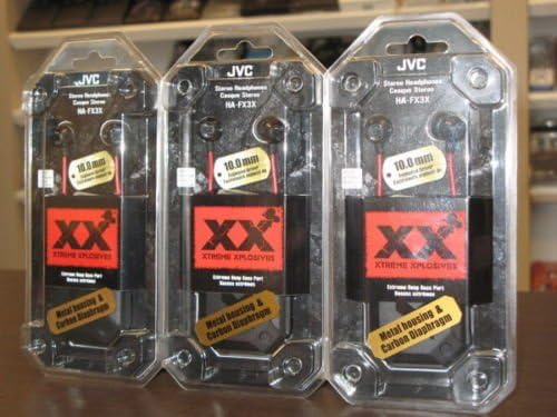Amazon Com Jvc Ha Fx3x Xtreme Xplosives Earphones Headphones Deep Bass Noise Isolation Electronics