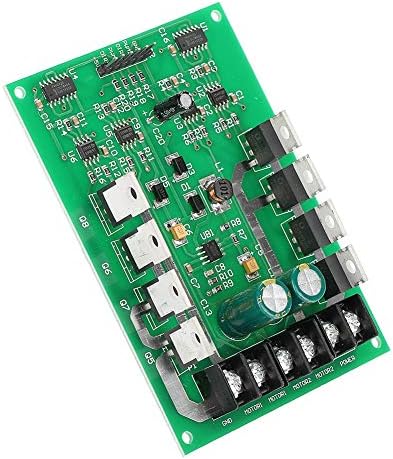 NATRUSS Dual Motor Driver Board Quimat 3-36V/15A H-Bridge DC Motor Driver Module Circuit Board for Smart Car Robot