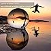 SunAngel Photography Crystal Ball Photography Globe Photography Glass Ball Photography Lensball for Divination or Wedding/Home/Photography or Office Decoration (80MM with Crystal Stand, Clear)