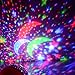 Star Sky Moon Projector Multicolor Led bulbs Or Single Color.Blue Red and Green Color Changing Led Night Light Lamp Decorative Light Mood Light in Bedroom(B4, BLUE)