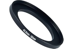 GZNLY 40.5mm to 52mm Step-up Adapter Rings Filter Adapter Black Metal Step Down Filter Ring Adapter Compatible with All Brand UV CPL ND Camera Lens Filter Stepping Rings (40.5mm-52mm)