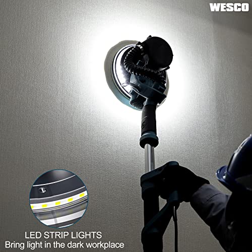 WESCO Drywall Sander 750W Electric Wall Sander with Dust Hose Auto