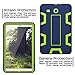 TIANLI for Samsung Galaxy Tab E 9.6 Case Anti-Scratch Shockproof Three Layer Full Body Armor Protection with Sturdy Kickstand Anti-Fingerprint Case for T560 T560NU T560NZ T567V,Nave Blue Lemon Yellow