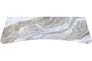 Arozzi Arena Full Surface Custom Deskmat is an Interchangeable Water Resistant and Washable Mouse Pad with Stitched Edges - D032