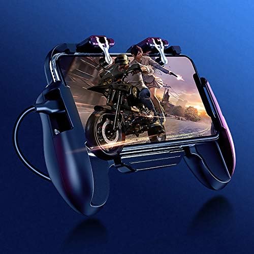 VAWcornic Mobile Game Controller Phone Game Controller, Gaming Grip with Gaming Trigger,Ergonomic Gaming Joysticks Compatible with 4.5'' - 6.5'' Phone