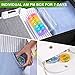 Sukuos Large Weekly Pill Organizer 2 Times a Day, Daily Pill Box 7 Day Easy to Open with Double Protection, AM PM Pill Case for Medicine/Vitamin/Fish Oil/Supplements (Clear)