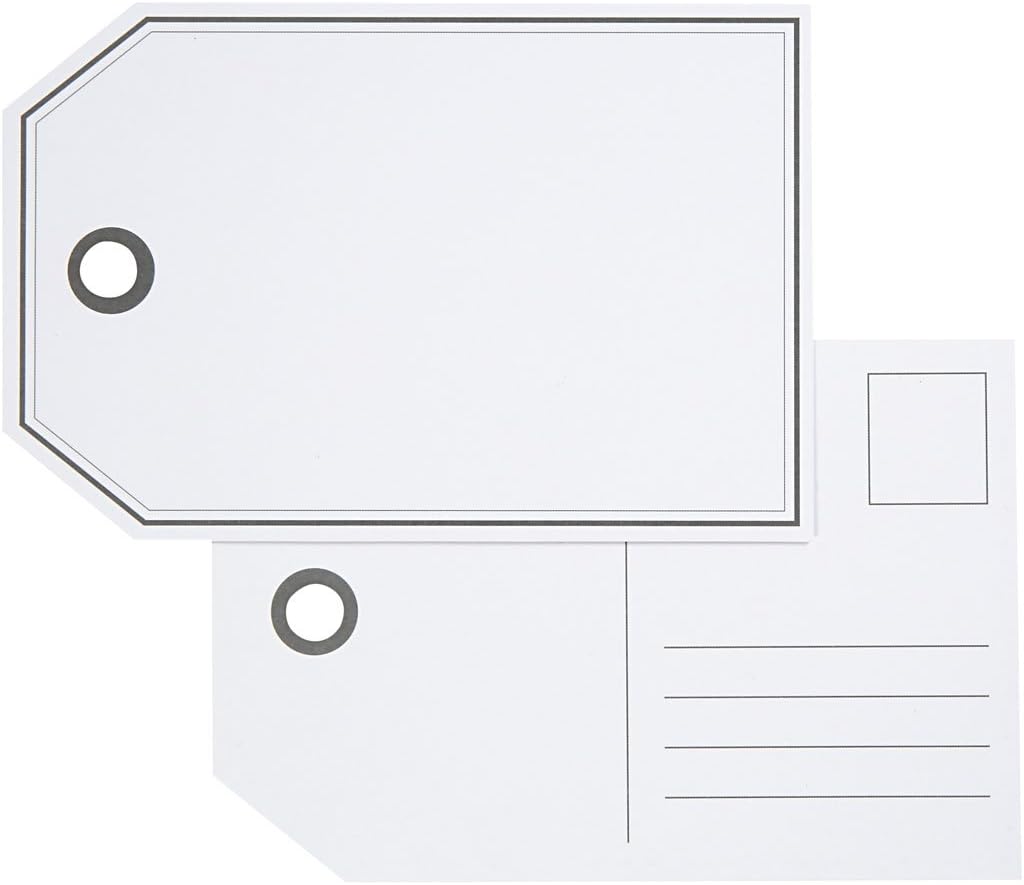 Vivi Gade 15 x 10 cm Paris Design 10-Piece Paper Gift Tags
