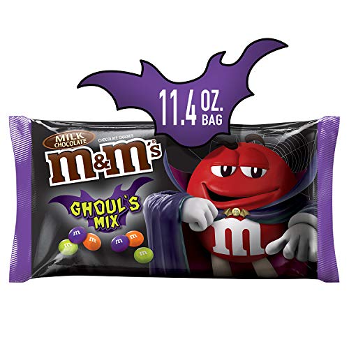 M&M'S Ghoul's Mix Milk Chocolate Halloween Candy, 11.4-Ounce Bag