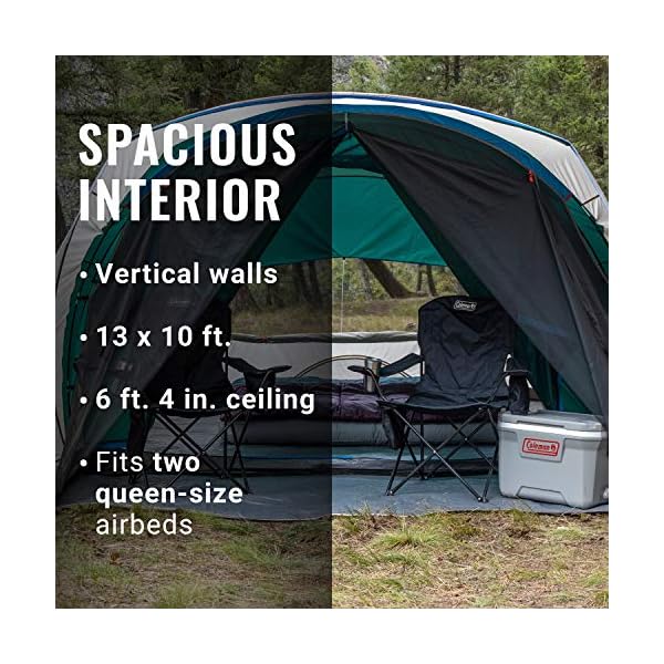 Coleman Cabin Tent with Screened Porch 4 or 6 Person Camping Galore
