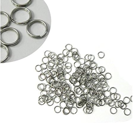 95 Split Ring Fishing Lure, Connectors Stainless Steel Made in the USA (5.59mm Outside 0.220 In)