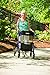 Lumex HybridLX Rollator & Transport Chair, Majestic Blue, LX1000B