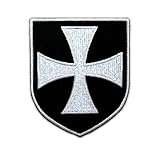 CHRISTIAN BIKER CROSS TEMPLAR PATCH CRUSADERS KNIGHTS