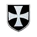 CHRISTIAN BIKER CROSS TEMPLAR PATCH CRUSADERS KNIGHTS