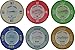 Fishin' Chips - Saltwater - Premium Quality Poker Chip and Playing Card Set