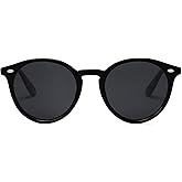 SOJOS Retro Round Polarized Sunglasses for Women Men Classic Vintage Sunnies SJ2069