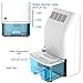 HOMEMAXS Dehumidifier, 700ml Portable Dehumidifier, Super Quiet Air Electric Dehumidifier with Auto Shut Off Function for Bedroom Bathroom Office Closet Wardrobe Basement Office (Up to 220 sq ft)