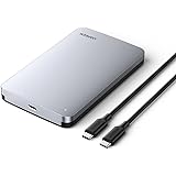 UGREEN USB C Hard Drive Enclosure for 2.5" SATA SSD HDD Aluminum USB C to SATA Adapter USB 3.1 Gen 2 Support UASP SATA III Co