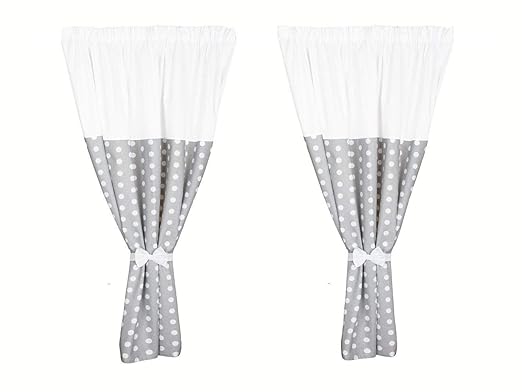 Vizaro - VORHÄNGE für das Baby/Kinderzimmer Set 2x (155x155 cm) - 100% REINE BAUMWOLE - Made in EU - ÖkoTex - SICHERES PRODUK
