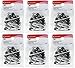 Singer Asst Black and White Professional Style Safety Pins, Multisize, 25-Count (Pack of 6)