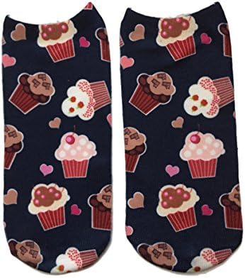 HARAJUKU Printed Socks MUNCHIES COLLECTION (Muffins)
