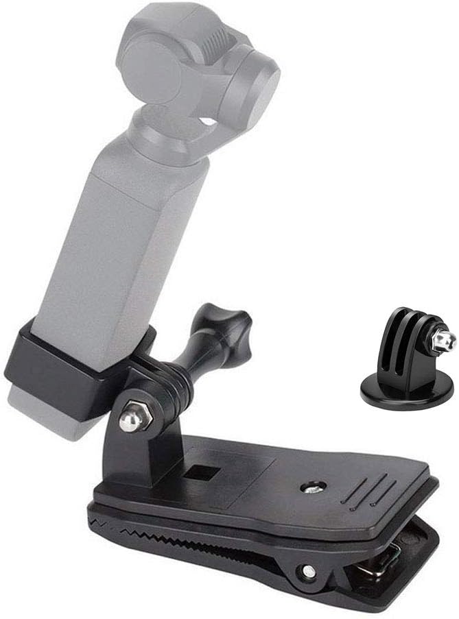 Harwerrel Backpack Clip Tripod Mount Adapter Bracket Kit for DJI OSMO Pocket Accessories Compatible OSMO Pocket Wireless Module