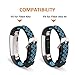 Jobese Compatible with Fitbit Alta HR Bands/Alta Bands/Ace, Soft Breathable Silicone Adjustable Replacement Wristbands Compatible with Fitbit Alta Bands for Women Men, Large Small