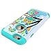 MicroP iPhone 5S Case, iPhone 5 Case,iPhone SE (2016) Case, Hybrid Dual Layer Silicone Plastic Armor Defender Phone Case Cover for Apple iPhone SE (2016) / 5S / 5 (Armor Green Owl)