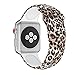 Usitek Sport Band Compatible with iWatch 44mm/42mm 40mm/38mm, Soft Silicone Sport Strap Replacement Floral Printed Bands Compatible for iWatch Series 4/3/2/1 S/M M/L for Women/Men