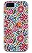 DandyCase 2in1 Hybrid High Impact Hard Clolorful Blooming Flowers Pattern + Sky Blue Silicone Case Cover for Apple iPhone 5S & iPhone 5 (not 5C) + DandyCase Screen Cleaner