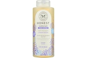The Honest Company Ultra Dreamy Calming Lavender Bubble Bath with Naturally Derived Botanicals, Lavender, 12 Fluid Ounce