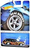 Hot Wheels Real Riders 2015 Heritage Series 10 of 18 '71 Plymouth Satellite Station Wagon with Flames