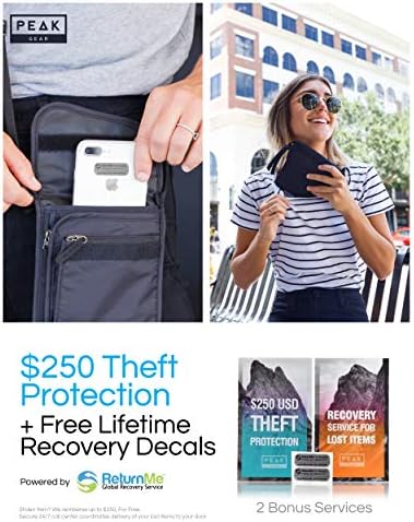 Peak Gear RFID Neck Wallet - Includes Theft Insurance and Global Lost & Found Service 3 Peak Gear RFID Neck Wallet - Includes Theft Insurance and Global Lost & Found Service