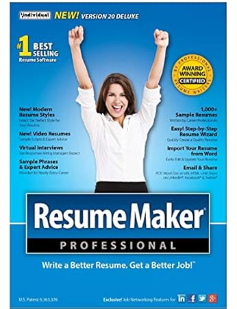 ResumeMaker Professional Deluxe 20 [PC Download]