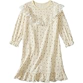 kiddook Girls' Cotton Dress,Toddler Soft Breathable Dresses 3-12Years