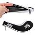 10L0L Neoprene Zippered Golf Club Head Iron Covers - Set of 10 (black and white)