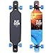 Playshion 39 Inch Drop Through Freestyle Longboard Skateboard Cruiser Surf