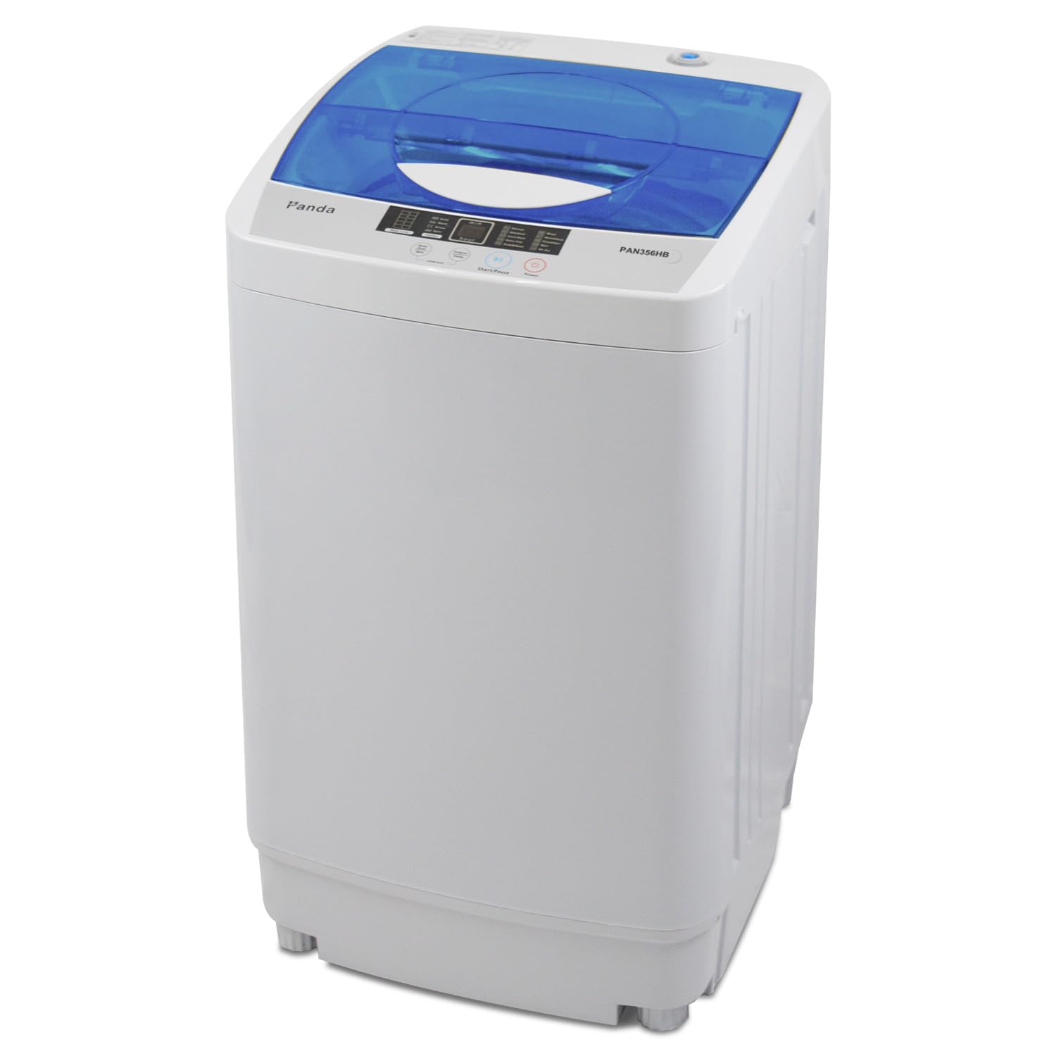 Panda Portable Washing Machine 10 LBS Load Volume, Fully Automatic  Laundry Washer with Built-in Dra