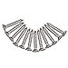 Amarine Made 4pcs Stainless Steel Bimini Top Strap Pad Eye Footman's Loop Heavy Duty for Jeep Corvette,Buggy,Kayak Tie Downs