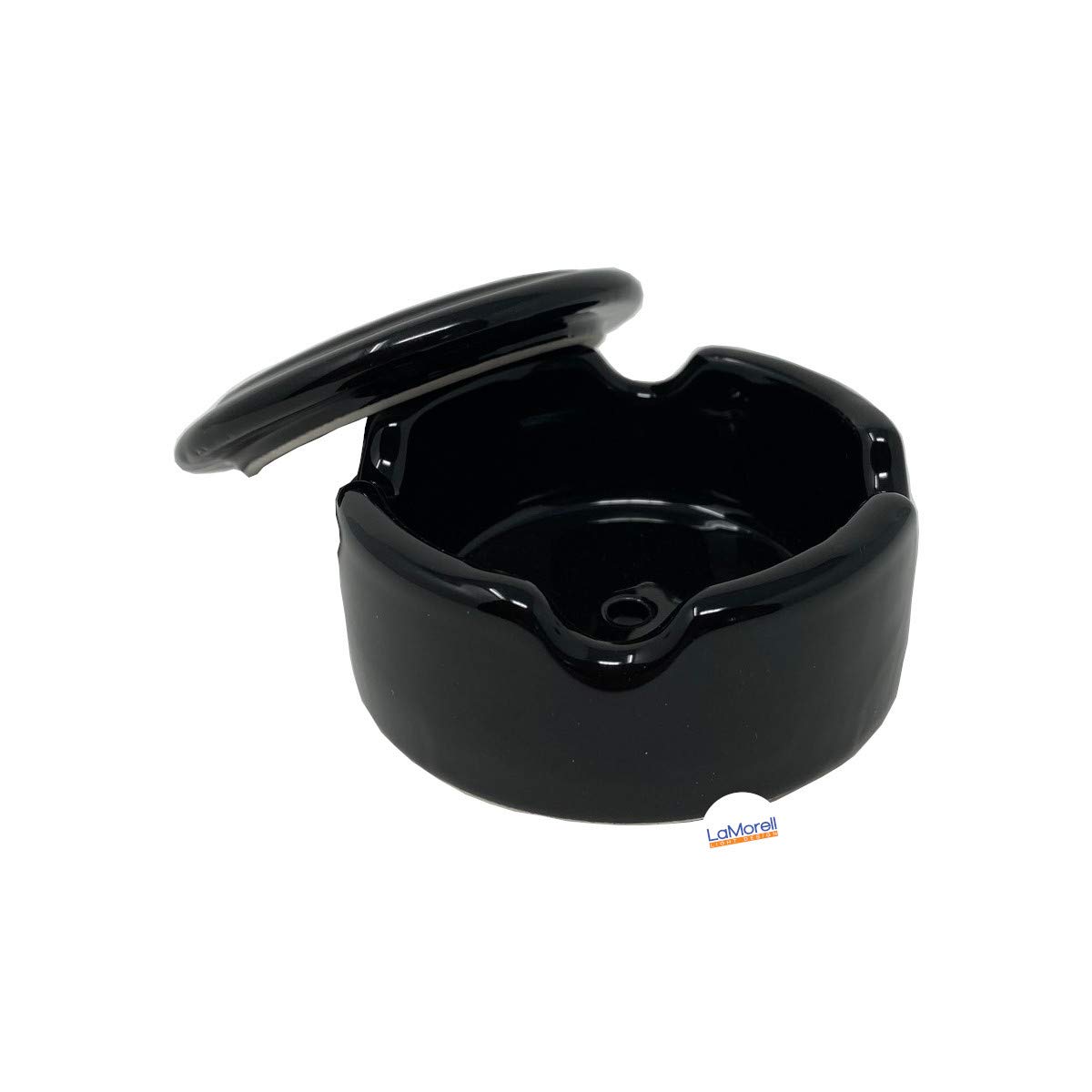 Porcelain Derivation Box ø70mm - 4 Outlets Colors: White and Black (Black)