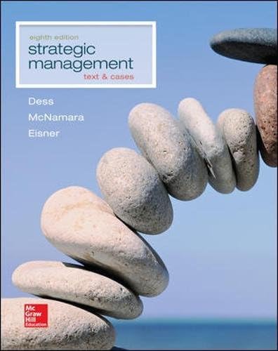 Strategic Management Text & Cases経営戦略教科書 Strategic Management Text And Cases: Gregory G. Dess, Gerry