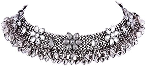 LOMOL Womens Retro Contracted Personality Alloy Choker Necklace Neck Chain(C2)