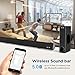 120Watt Sound bar, BYL 2.1 Channel SoundBar Subwoofer, Wireless Bluetooth and Wired Home Theater Speakers for TV (Bluetooth 5.0 Version, 2020 Model)thumb 4