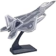Ailejia Diecast F 22 Fighting Falcon Airplane Model Military Plane Pull Back with Lights and Sounds Fighter Jet Toys for Boys